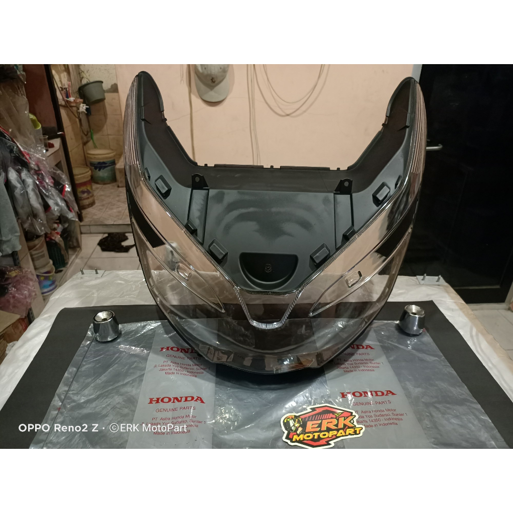 mika lampu depan reflektor pcx 150 new K97 Hitam