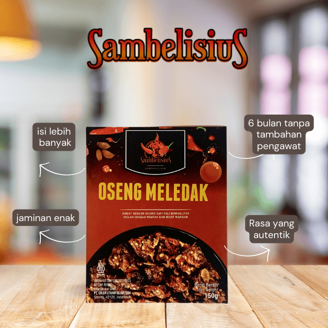 

SAMBELISIUS Sambal Cumi Sambal Daging Oseng Mercon Sambal Teri Sambal Jengkol Makanan Lauk Instant Sambel Pedas Cabe Rawit Asli Sambalisius