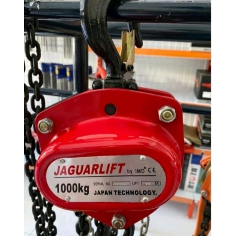 PROMO Chain block Jaguarlift 1ton x 5mtr / takel katrol kerekan