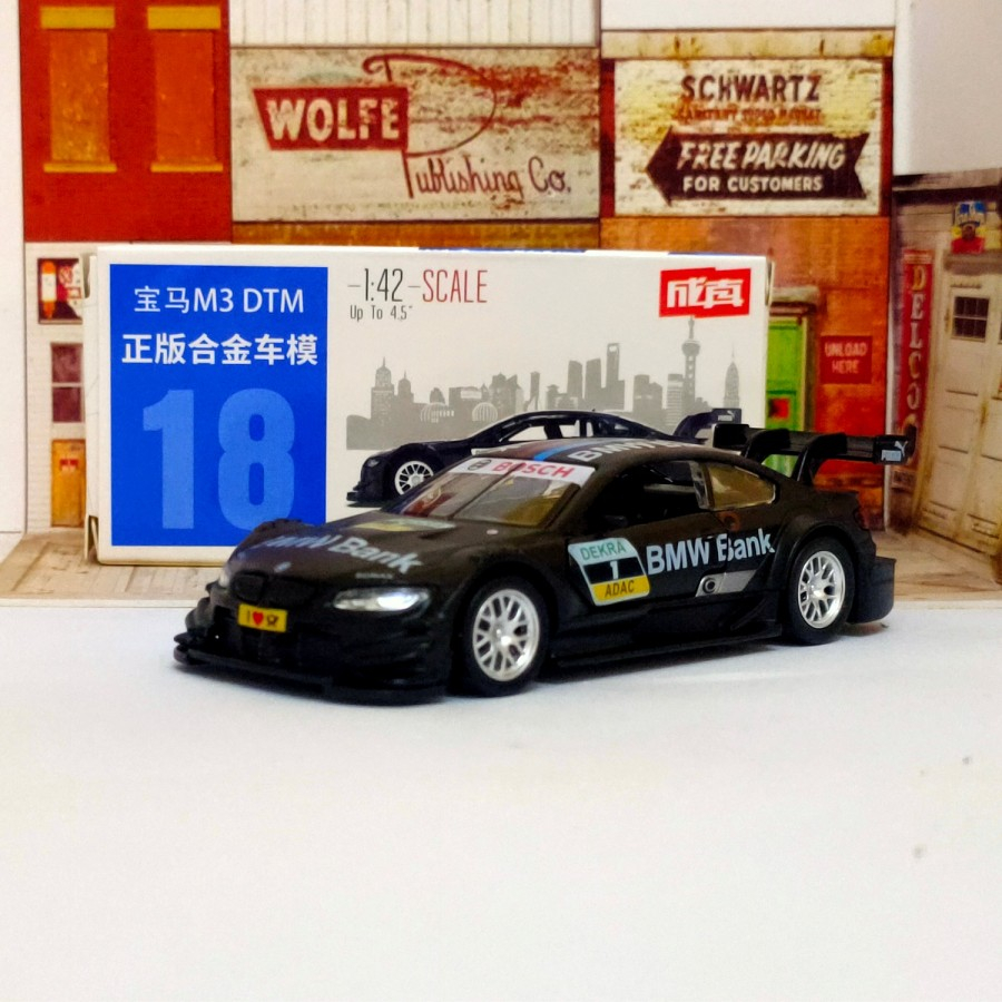 Diecast Mobil BMW M3 DTM Black Diecast Mobil sport Besi harga murah