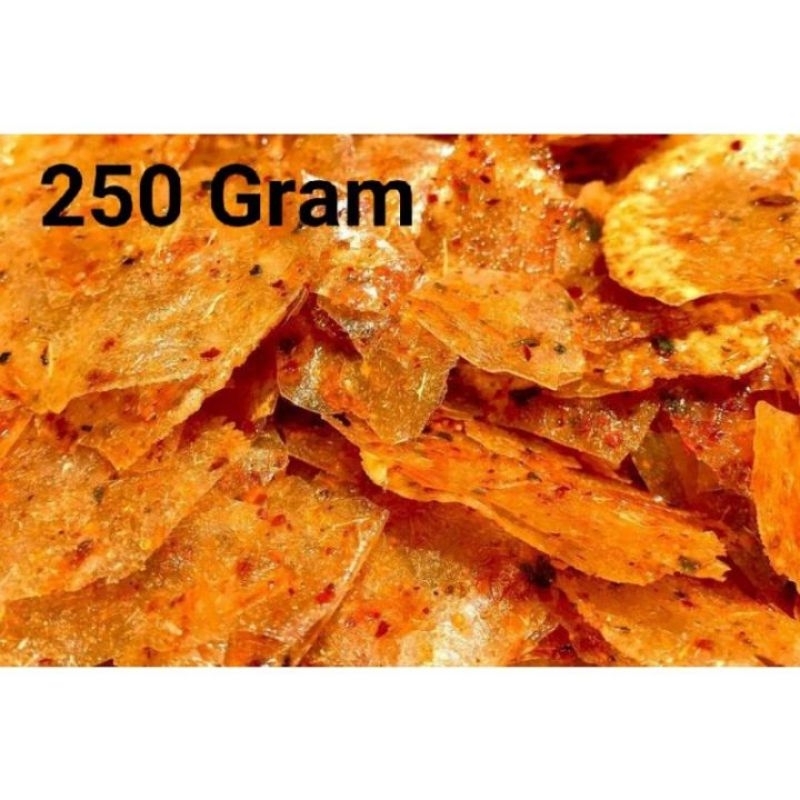 

Keripik kaca/kripca bumbu nampol kemasan 250gram