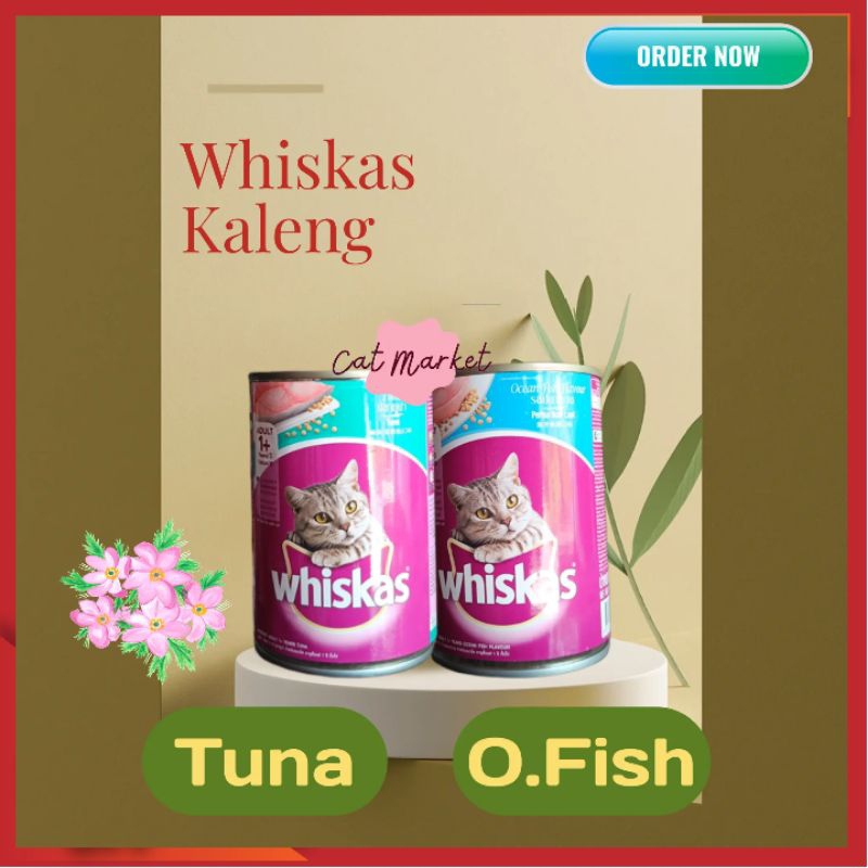 Whiskas kaleng 400 gr