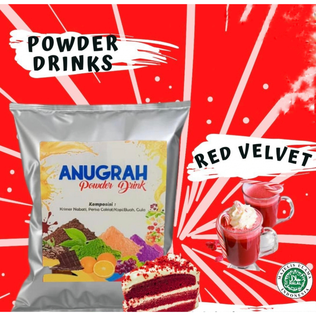 

BUBUK MINUMAN RASA RED VELVET 500 GRAM