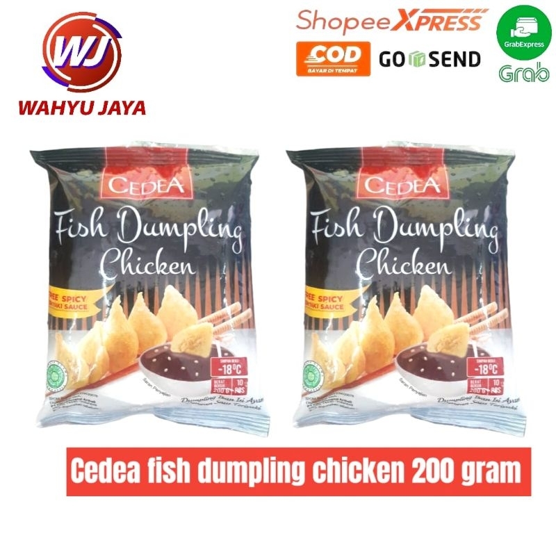 

Cedea fish dumpling chicken 200 gram