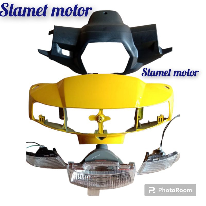 paket batok kepala depan belakang set reflektor lampu plus sein Suzuki tornado Suzuki Shogun kebo wa