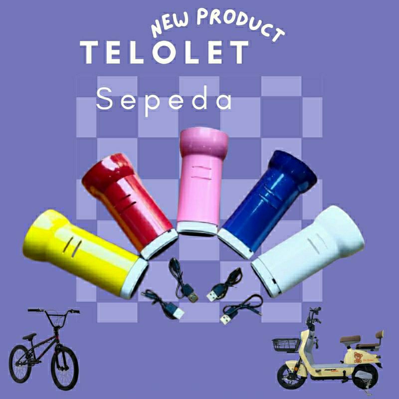 Klakson Telolet Basuri Sepeda, Motor, Listrik, Manual _Free USB