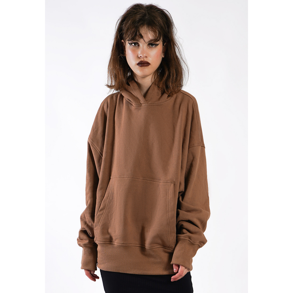 OCWA OVERSIZED SANDRO HOODIE DESERT BROWN