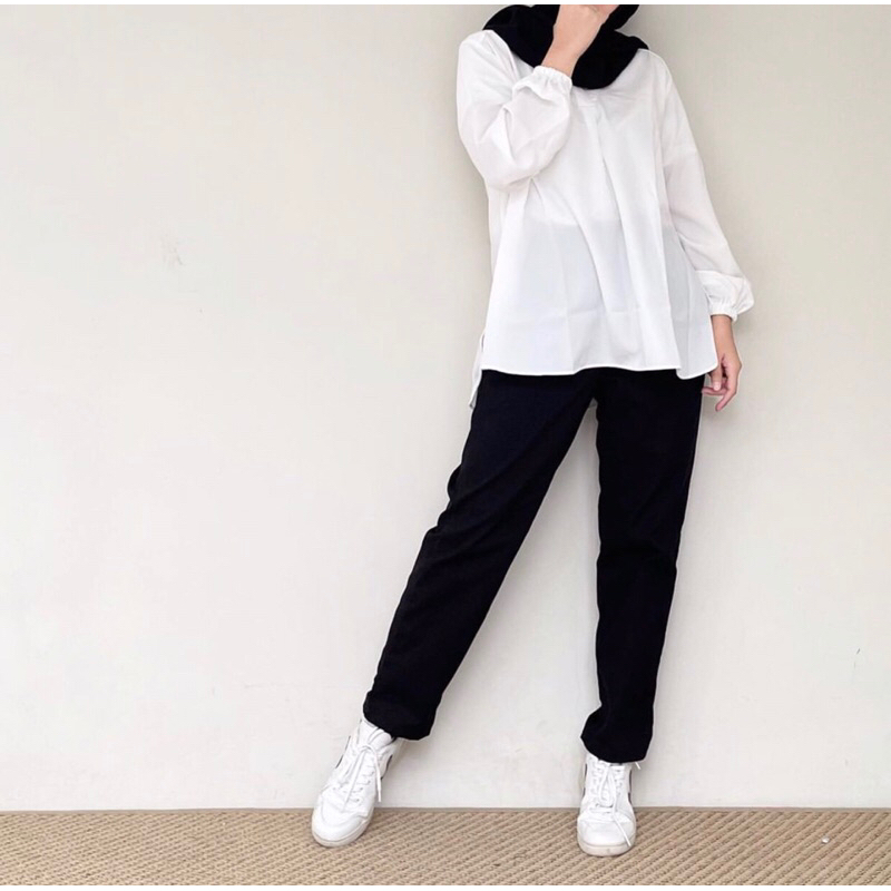 BAGGY PANTS BLACK / CELANA BAGGY HITAM