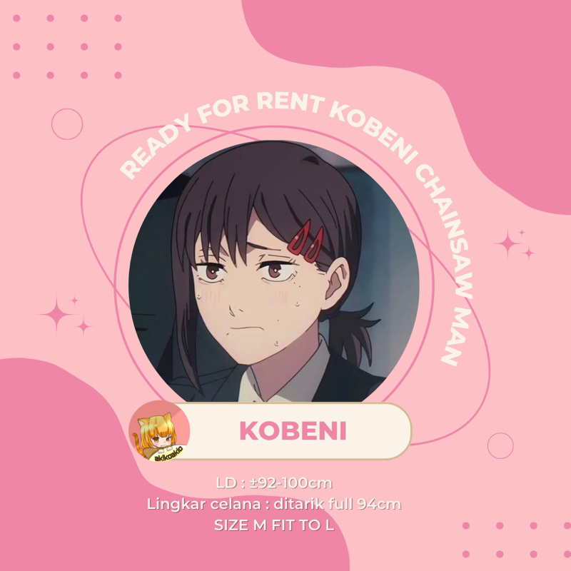 [FOR SALE] KOBENI from Chainsaw Man rental costume cosplay