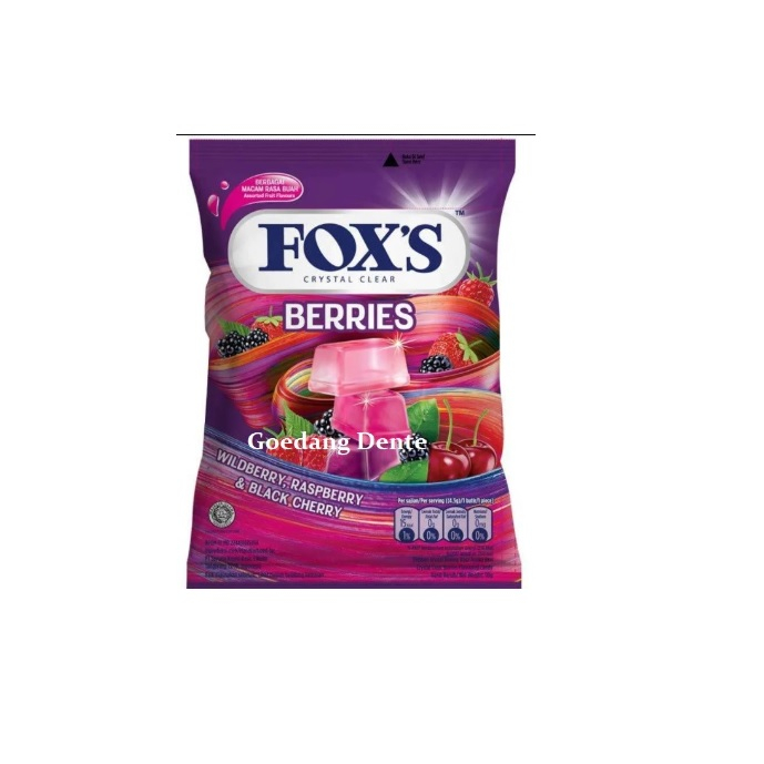 

Fox Permen Crystal Clear Berries Candy 90 gr