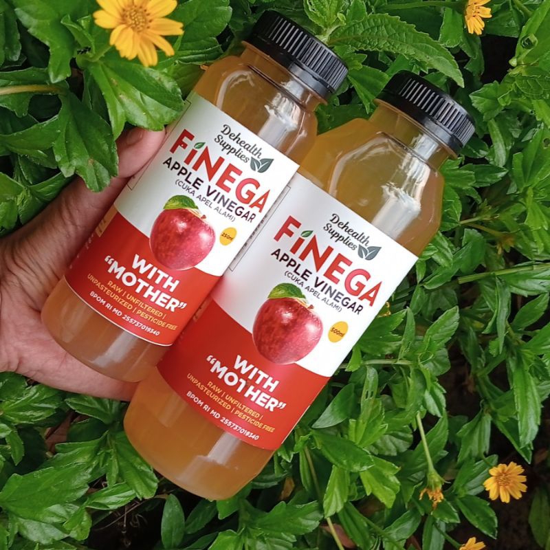 

Cuka Apel Finega Dehealth Supplies / Apple Cider Vinegar Botol Plastik