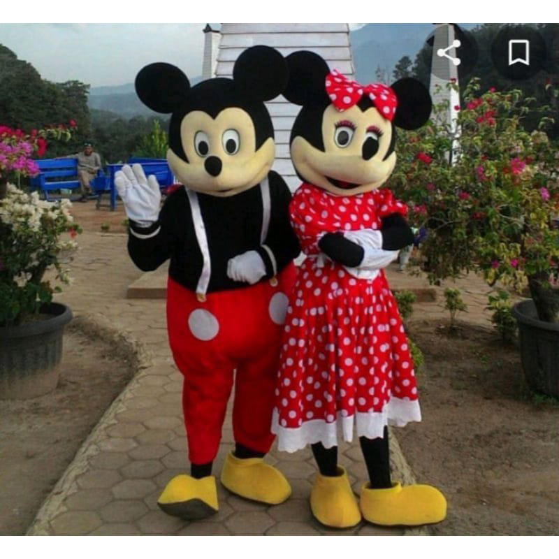 KOSTUM BADUT TERMURAH KARAKTER MICKEY MOUSE