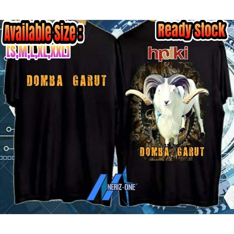 KAOS SABLON DOMBA GARUT HPDKI HIMPUNAN PETERNAK DOMBA KAMBING ~ S-XXL