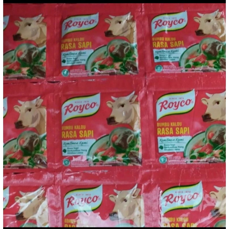 

ROYCO rasa ayam / sapi renceng@12 pcs