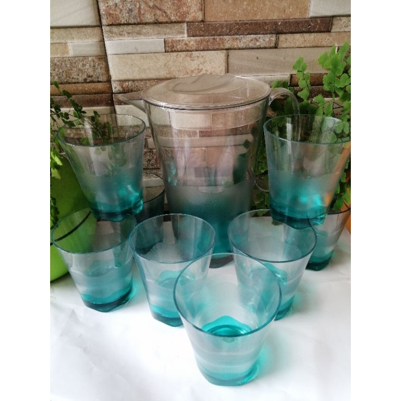 sherly pitcher glass set / sherly pitcher tupperware / sherly glass tupperware / sherly gelas
