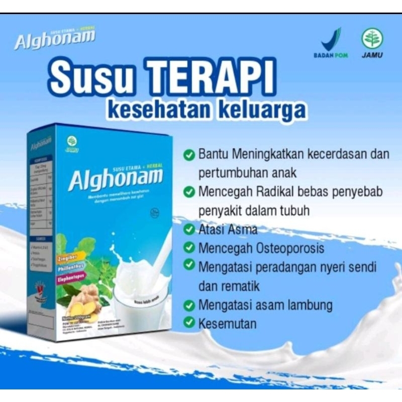 

ALGHONAM SUSU KAMBING ETAWA PLUS HERBAL