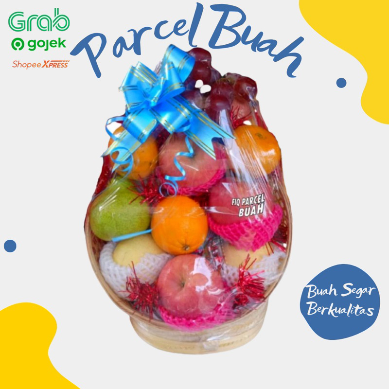 Parcel Buah Segar Cincin Kecil / Parcel untuk orang sakit / Bingkisan Lebaran / Lamaran / Seserahan