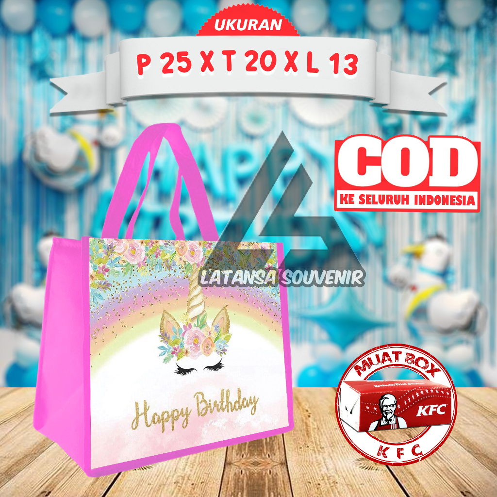 

Ready Stok tas Ulang Tahun Motif Unicorn paling Murah