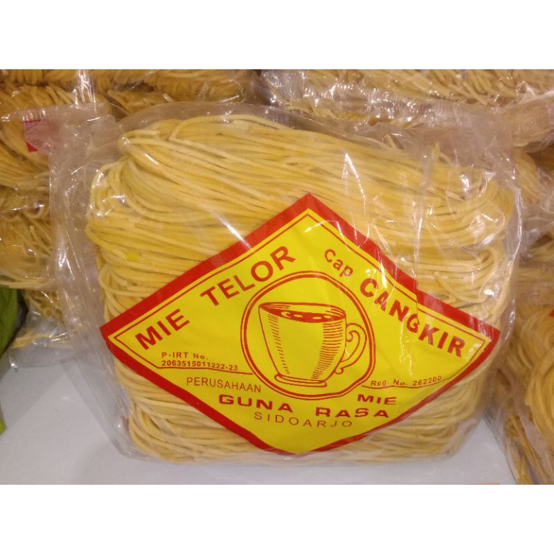 

Mie Telor Cap Cangkir 450 gram / Mie Telor untuk Mie Ayam / Mie Gacoan / Mie Mawut