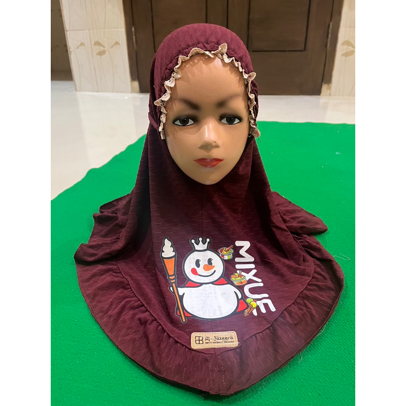 [al-jazeera mixue] hijab anak karakter mixue