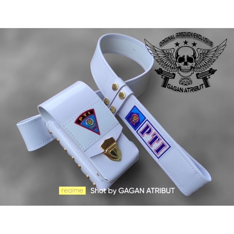SABUK KOPEL & SARUNG HP DOBEL SETELAN SATPOL PP PTI POL PP