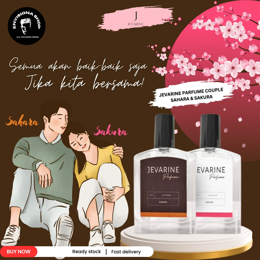 Parfum Couple Romantis - Jevarine Sahara & Sakura