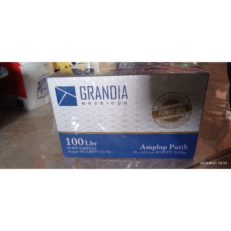 

Amplop Grandia 95x152 70gsm isi 100