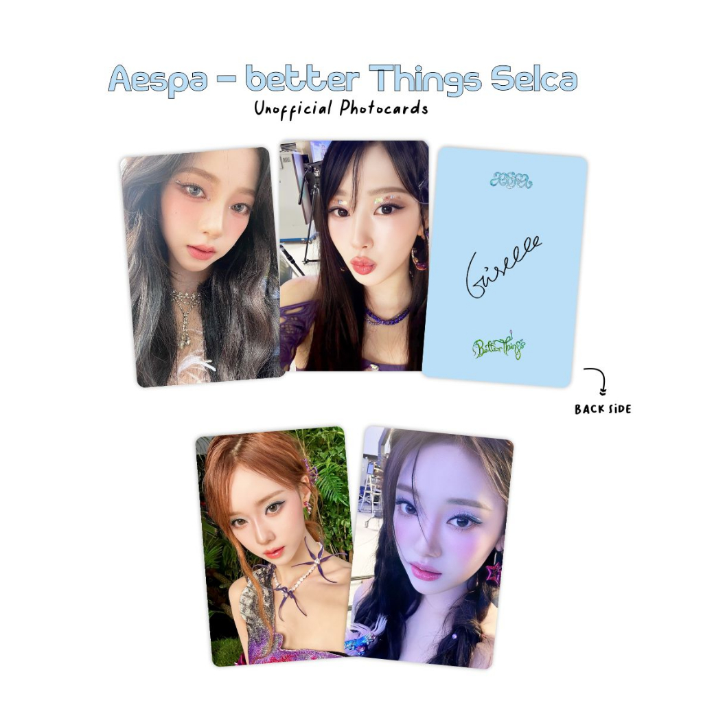 Photocard Premium Aespa Better Things Unofficial
