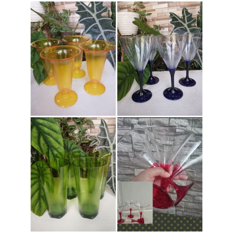Sherly glass tupperware / sherly gelas tupperware / gelas trompet / dessert glass /  gelas tupperwar