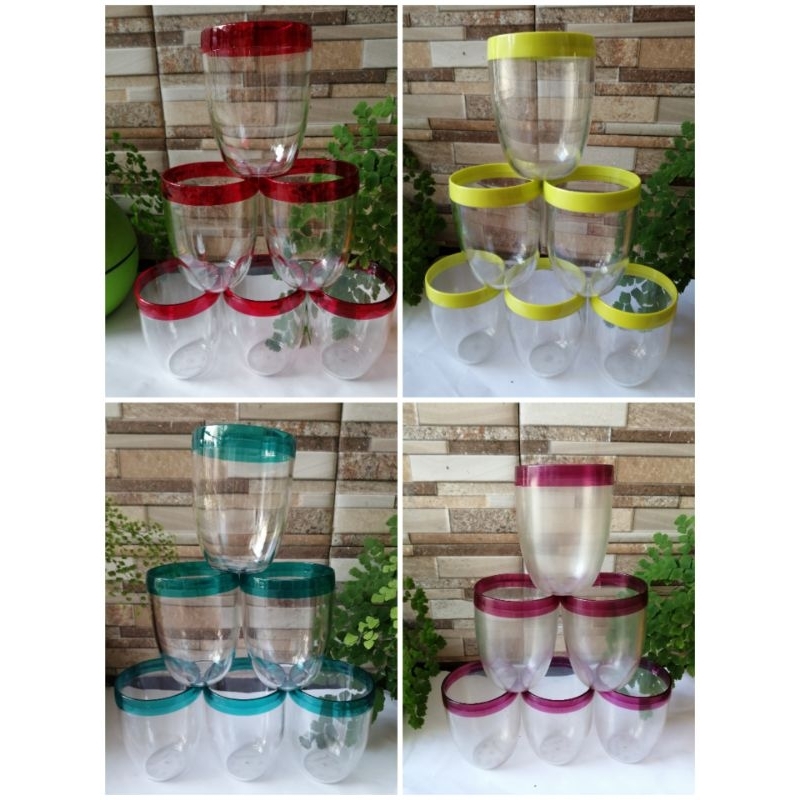 Allegra glass tupperware / Allegra gelas / gelas tupperware (1)