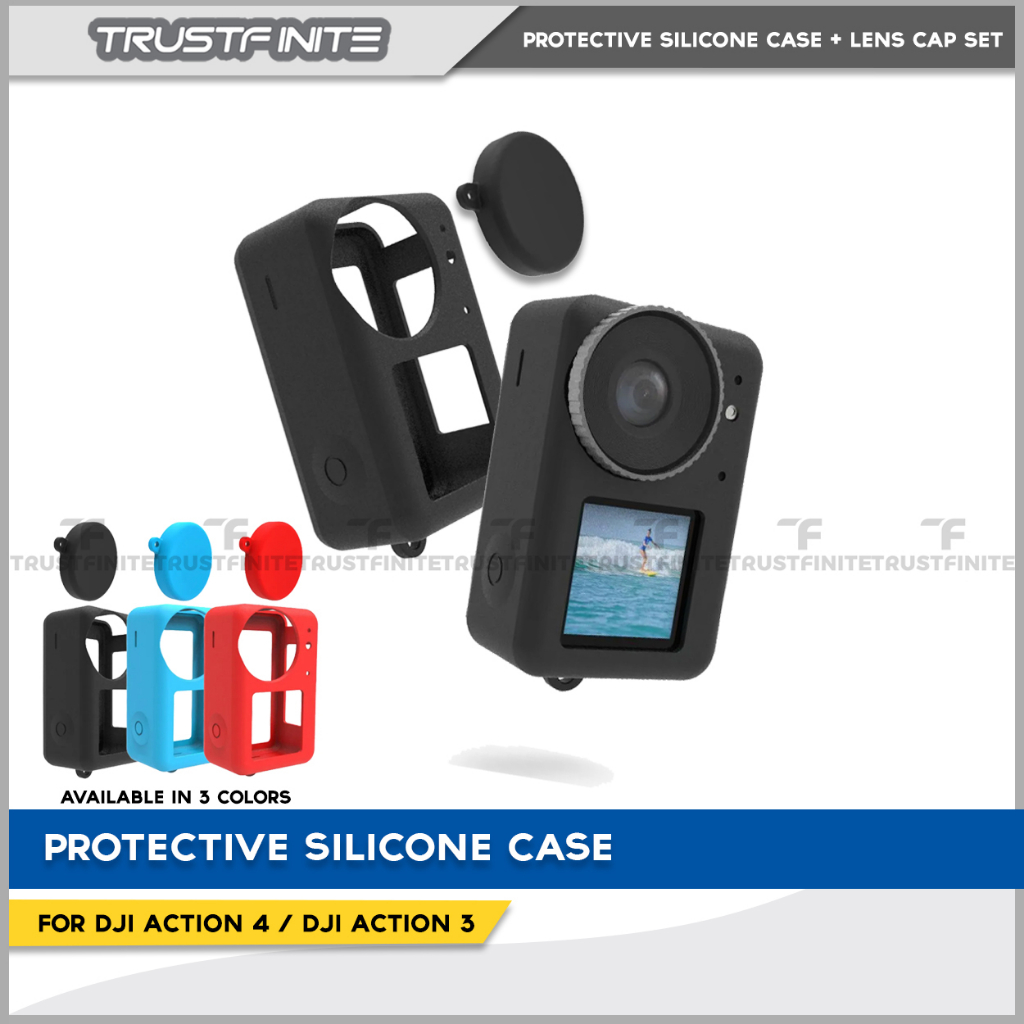 Protective Silicone Case DJI Action 3 / DJI Action 4 Silikon Pelindung DJI Action 3 / DJI Action 4