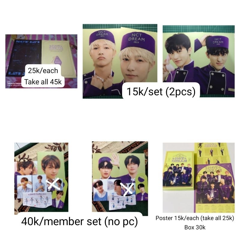 [READY STOK] SHARING SG22 NCT DREAM & MINI BROCHURE SG21 NCT 127
