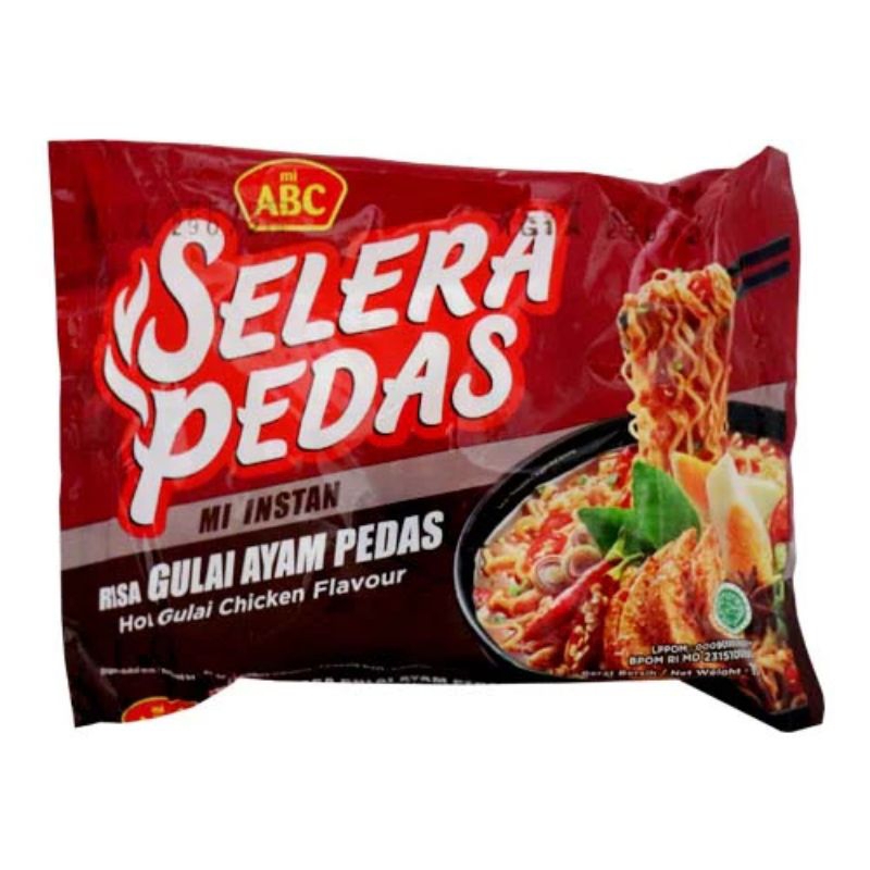 

Korzaln Mie Abc Selera Pedas Paket Hemat 3Pcs// Ayam Bawang/ Ayam Gulai
