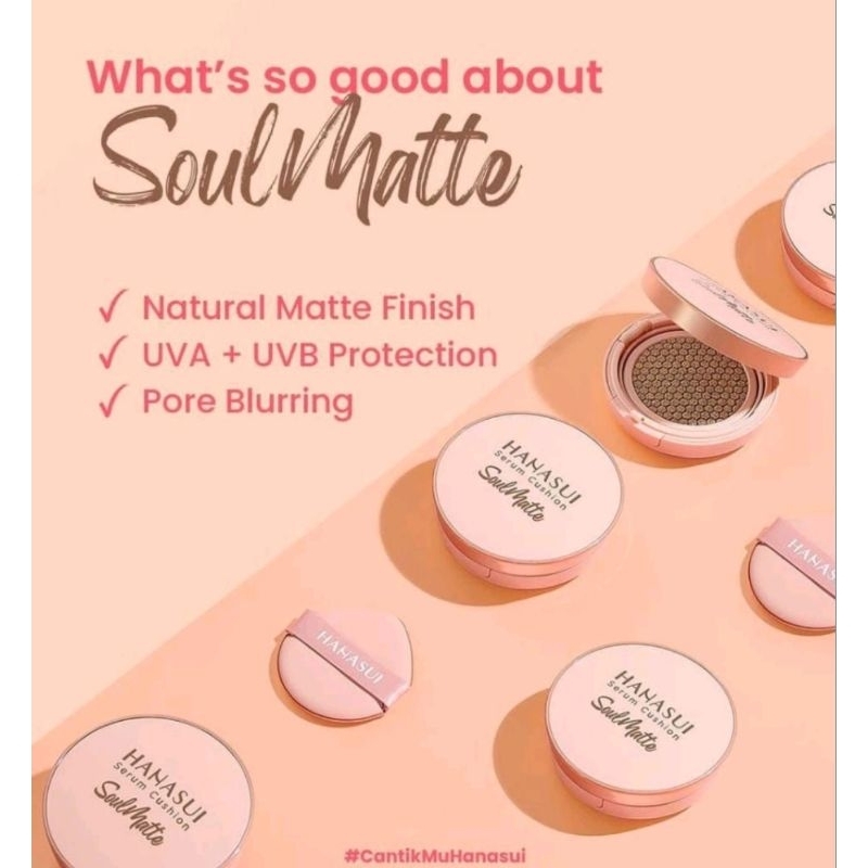HANASUI SERUM CUSHION / HANASUI CUSHION SOULMATTE / BB CUSHION HANASUI