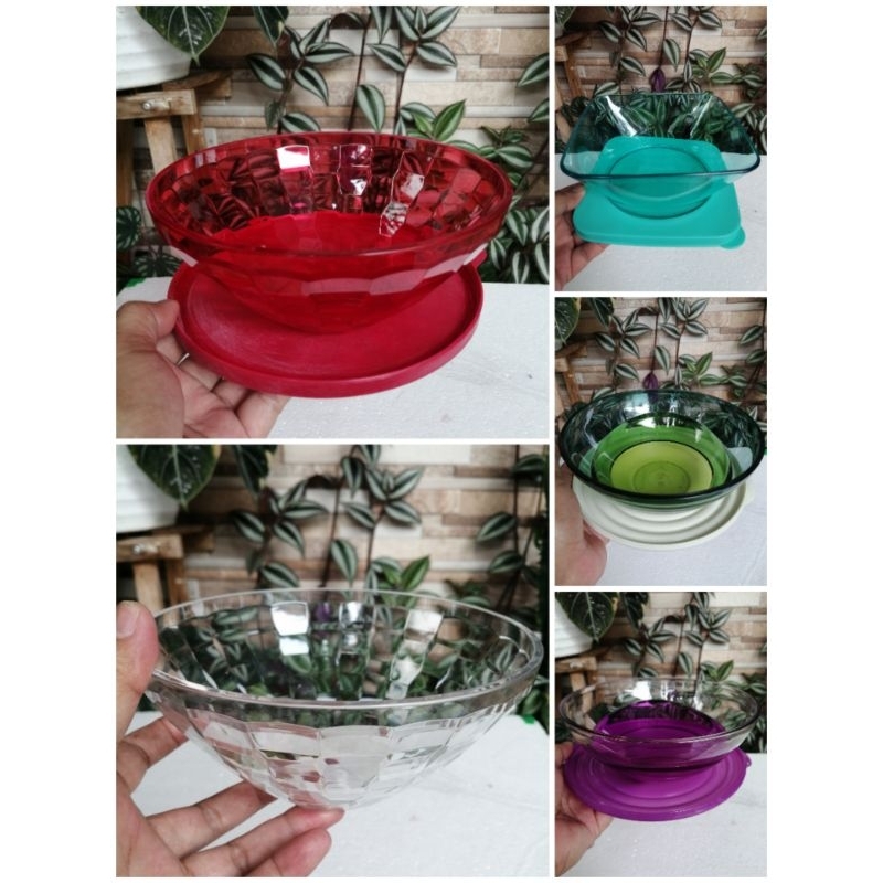 Mangkok tupperware / eleganzia bowl / prisma bowl / clear bowl  (1)