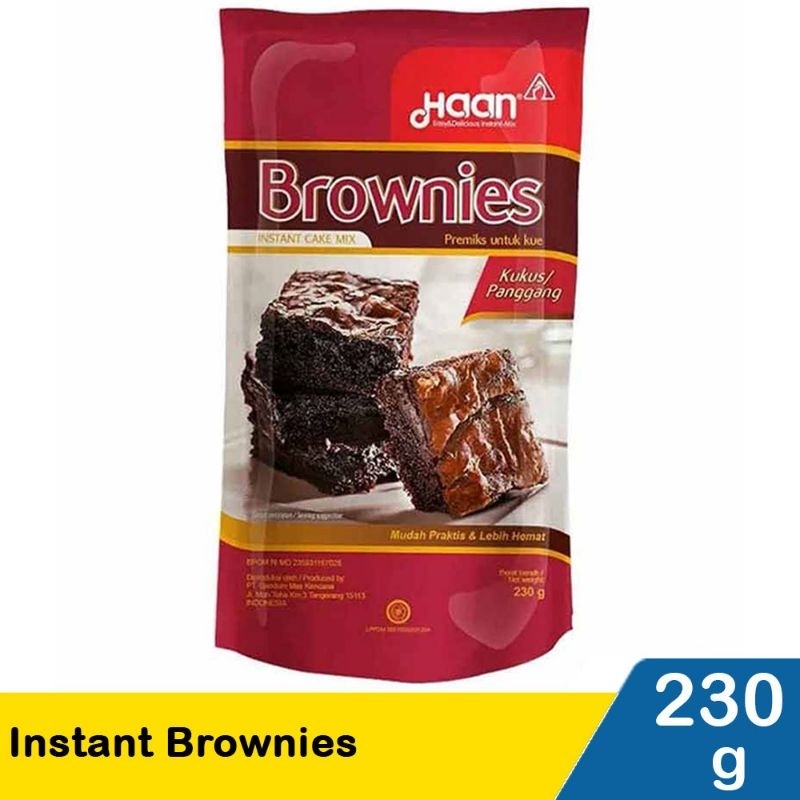 

haan brownies pouch 230 gr