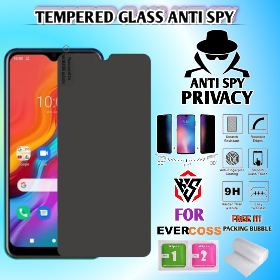 Evercoss M6A 6.1" Tempered Glass Anti Spy Privacy Full Screen