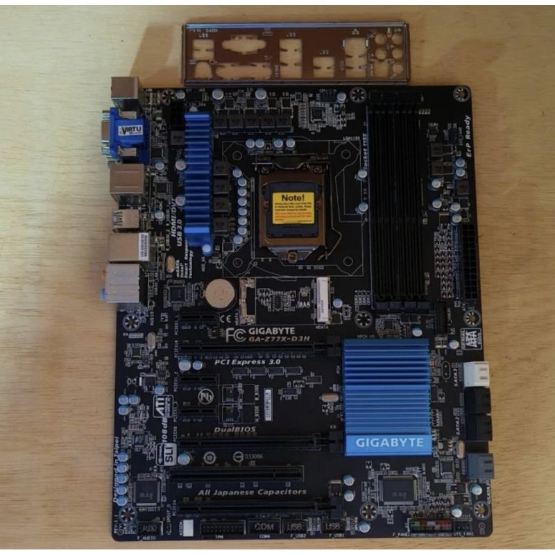 MOBO/MOTHERBOAD GIGABYTE Z77X-D3H LGA 1155 ATX / 4 SLOT RAM DDR3