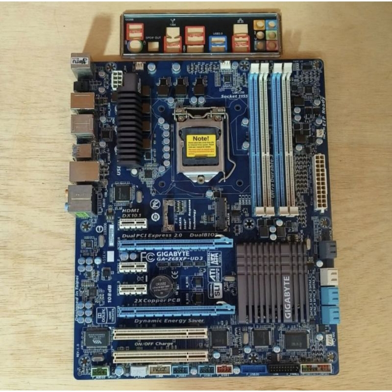 MOBO/MOTHERBOAD GIGABYTE Z68XP / LGA 1155 / MSATA / 4 SLOT RAM DDR3