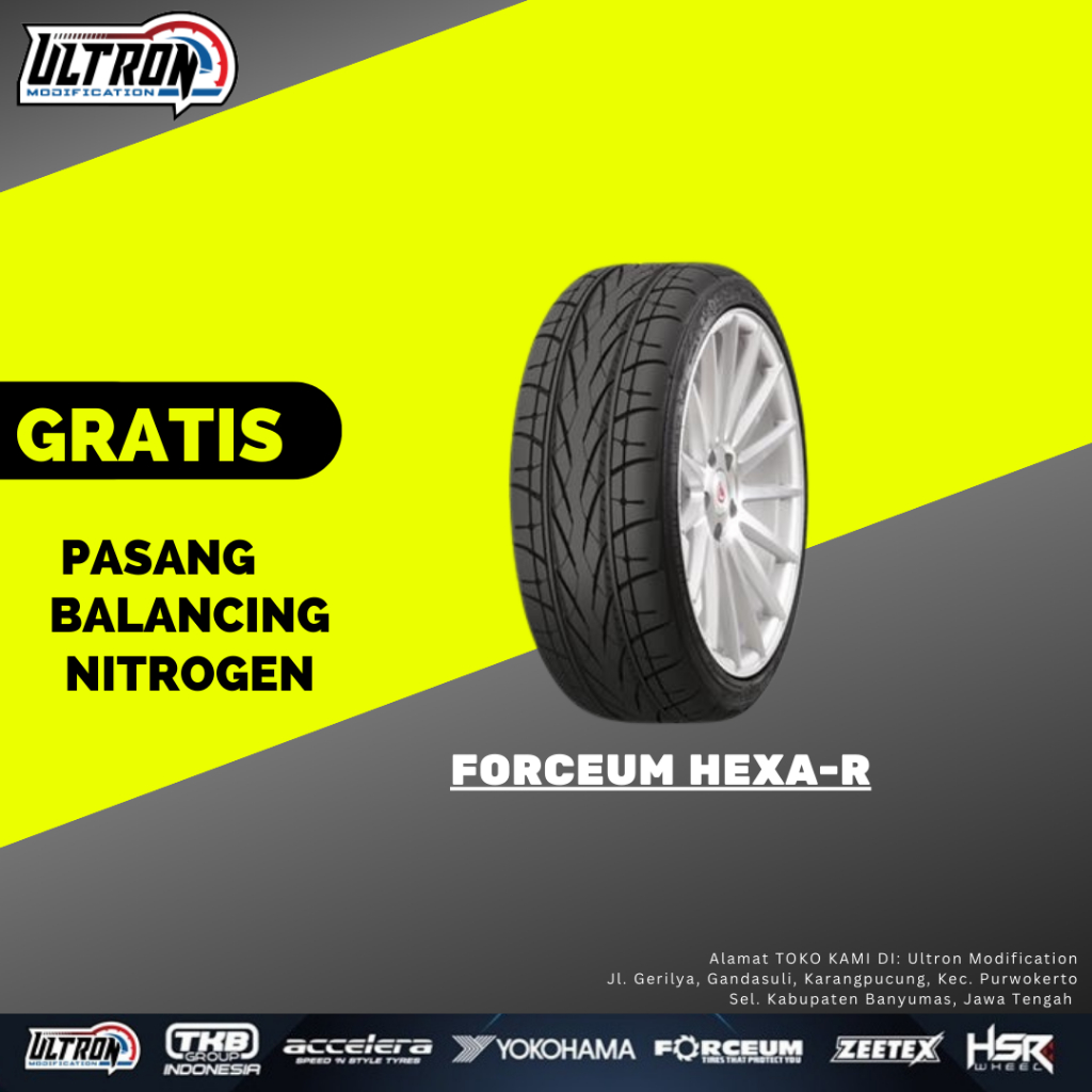 Jual Ban Mobil 185/55 R16 FORCEUM HEXA R Ban Standar RING 16 185/55