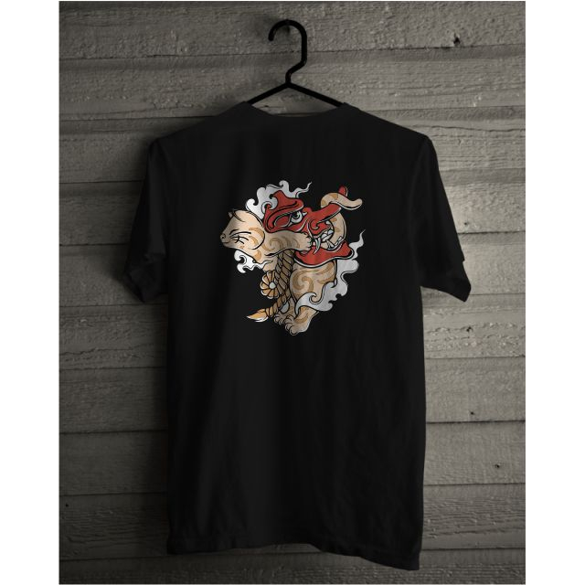 KAOS KUCING/TOPENG/JEPANG/KAOS PRIA/WANITA/KAOS SABLON/STREET WEAR