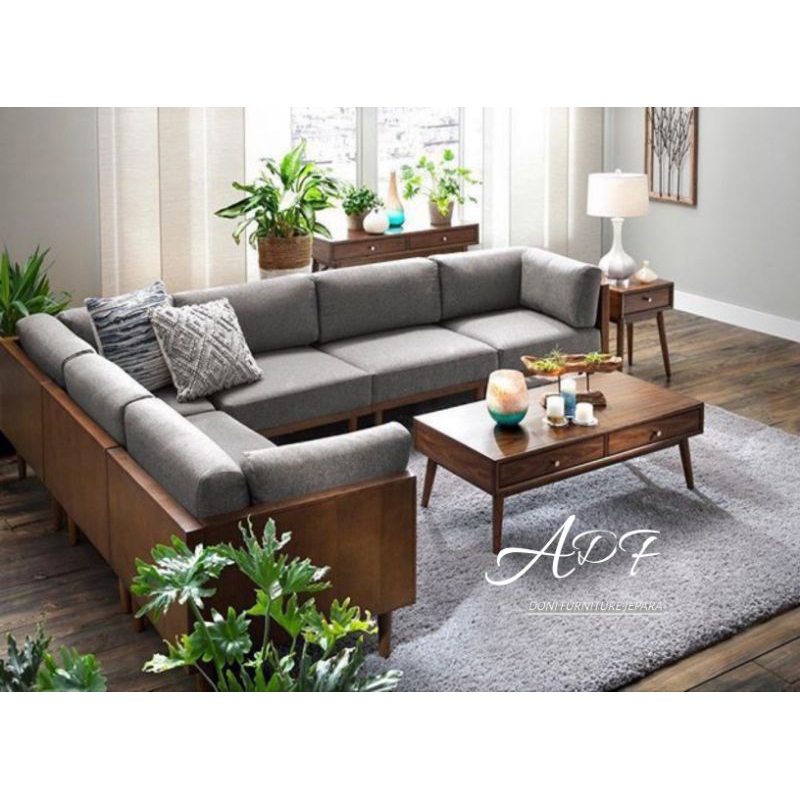 Kursi Tamu Kursi Sofa Ruang Tamu Kayu Jati Set Kursi Sofa