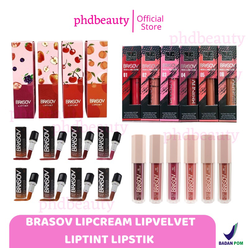 BRASOV LIP CREAM MATTE | BRASOV Lipstik | BRASOV Lip Velvet | BRASOV liptint