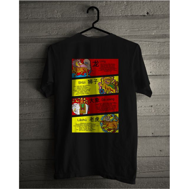 KAOS CHINA/SIMBOL/KAOS PRIA/WANITA/KAOS SABLON/STREET WEAR
