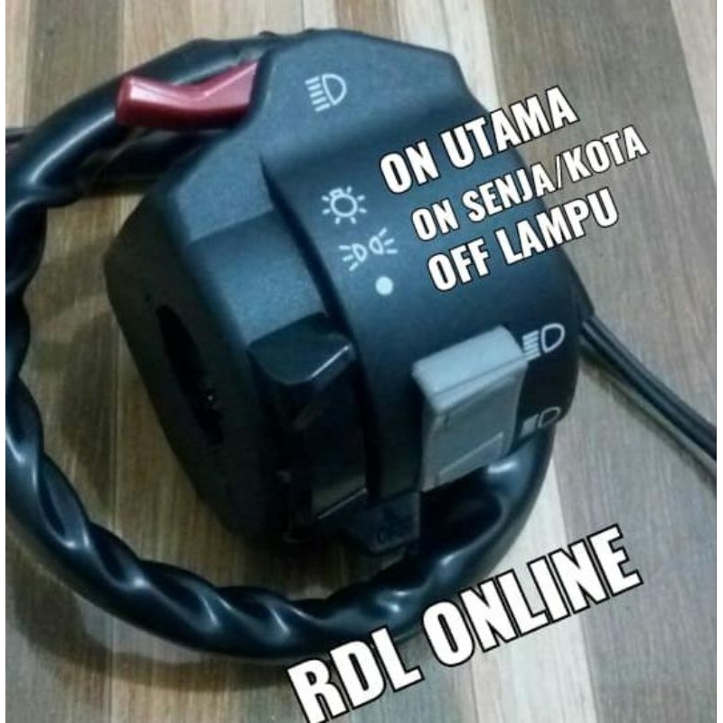 cod saklar kiri ORI YAMAHA INDOPLUS  MINDA on off lampu / non AHO ADA BUAT PROJIE BILED BISA PIW PIW