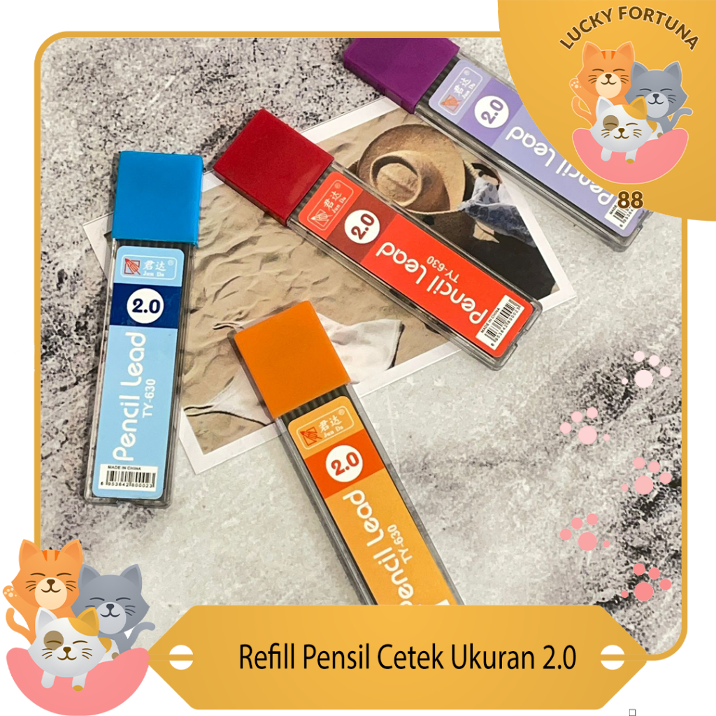 

Refill Pensil Cetek Ukuran 2.0 Isi Pensil Cetek Ukuran 2.0