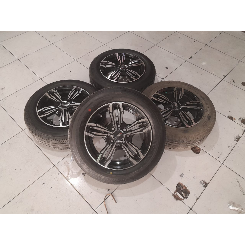 Velg Mobil Bekas Ring 14 HSR MERKIN Velg Racing Second R14 Ayla Agya Brio Avanza Xenia Sigra Calya D