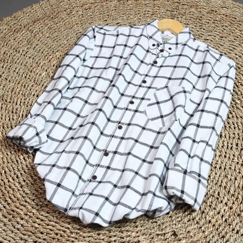 KEMEJA FLANEL IMPORT PRIA DISTRO (ORI) LENGAN PANJANG MOTIF FLANEL KOTAK KOTAK / HEM FLANEL KODE 796