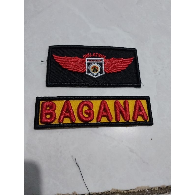 LOGO BORDIR TIMBUL BAGANA DAN WING DIKLATSUS BAGANA BANSER