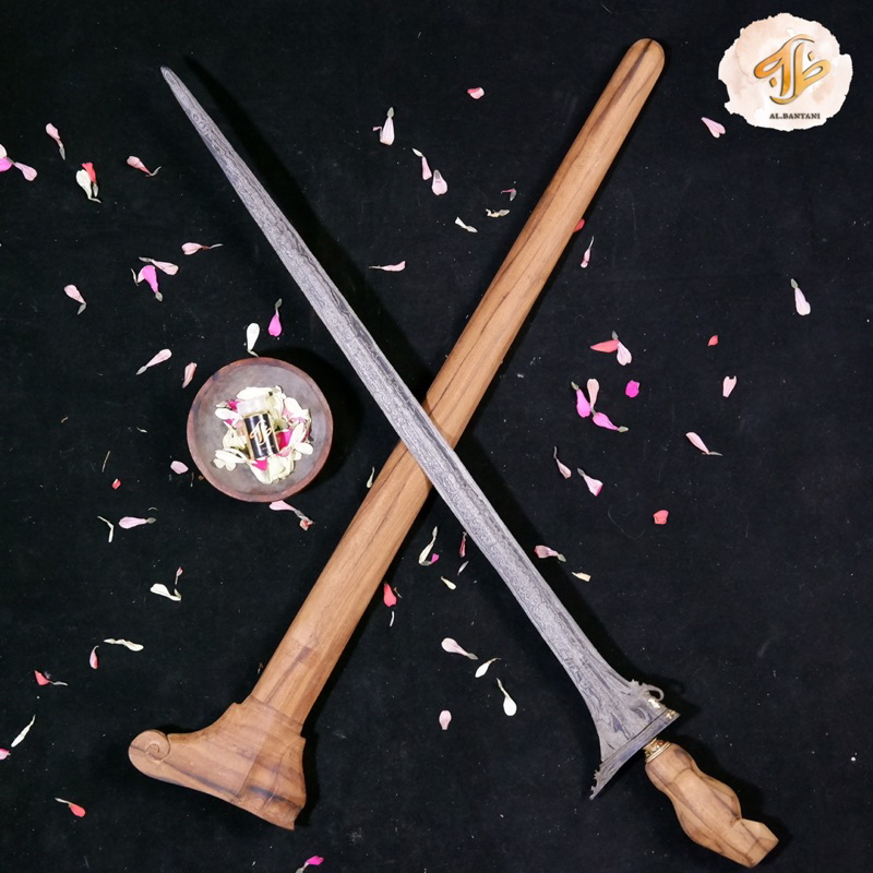 Keris Bangkinang Kalamisani Kinatah Emas Tua Ori Bawaan Melayu - Mojopahit